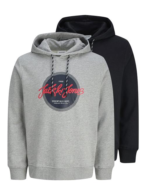 JACK & JONES Sweatshirt 'JJURBAN'  navy / grå-meleret / rød / sort / hvid