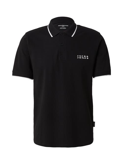 JACK & JONES Bluser & t-shirts 'JCOSTANCE'  sort / hvid
