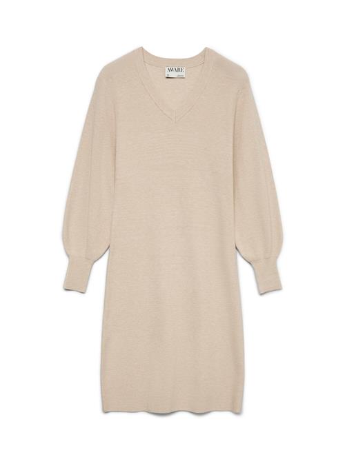 VERO MODA Strikkjole 'AWAlexandra'  camel