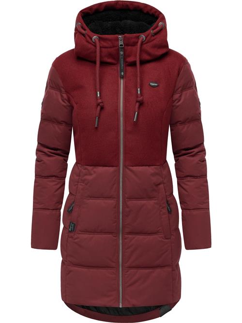 Ragwear Vinterfrakke 'Ashani'  mørkerød
