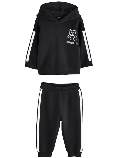 Next Joggingdragt  sort / hvid