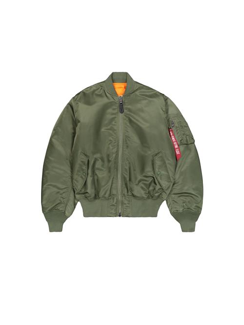 ALPHA INDUSTRIES Overgangsjakke 'MA-1 Heritage'  grøn