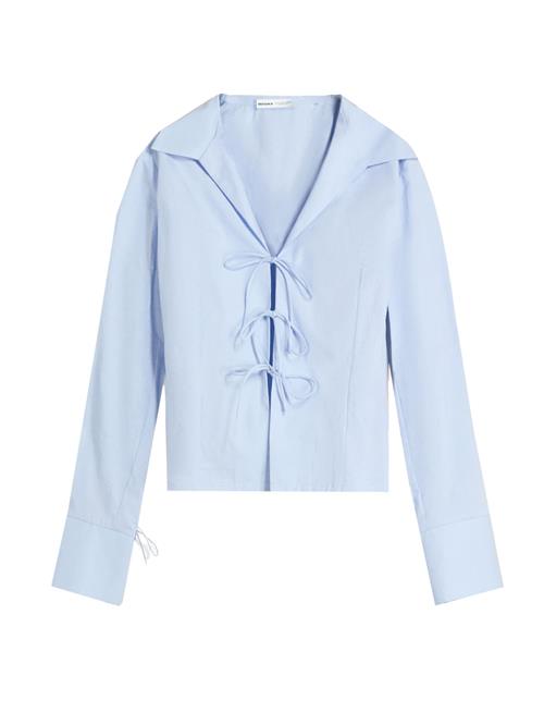 Bershka Bluse  himmelblå