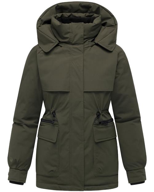 MARIKOO Vinterfrakke 'Shigaraa XVI'  oliven
