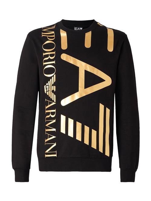 EA7 Emporio Armani Sweatshirt  guld / sort