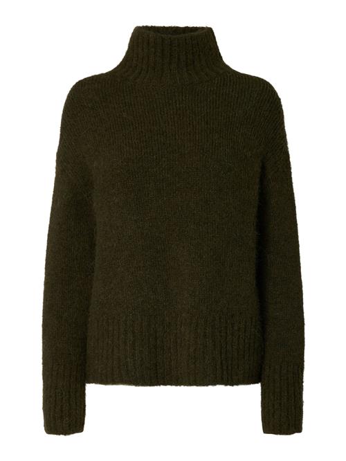 SELECTED Pullover 'SLFGABRIELLA'  mørkegrøn