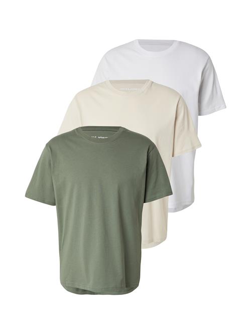 JACK & JONES Bluser & t-shirts  creme / oliven / hvid