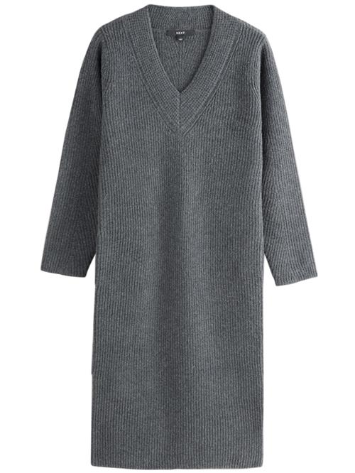 Next Strikkjole  mørkegrå