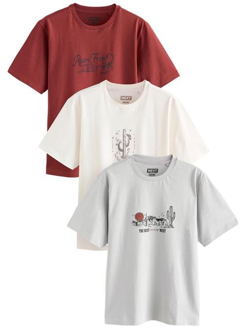 Next Bluser & t-shirts  rustrød / sort / hvid