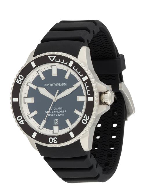 Emporio Armani Analogt ur  marin / sort / sølv