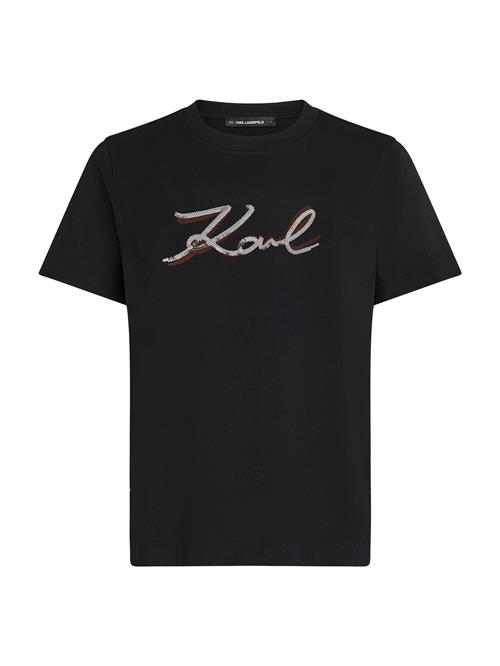 Karl Lagerfeld Shirts  burgunder / sort / sølv
