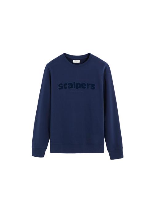 Scalpers Sweatshirt ' '  blå / navy