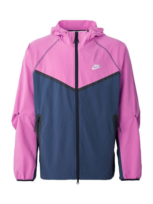Nike Sportswear Overgangsjakke  marin / fuchsia / sort
