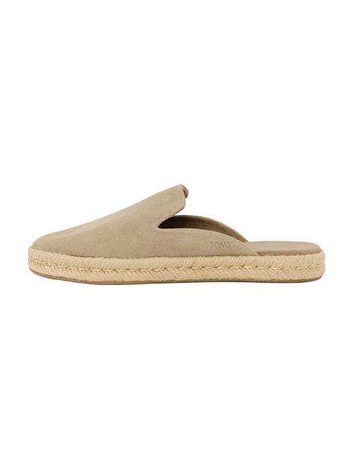 TOMS Pantoletter 'SANTIAGO'  naturhvid