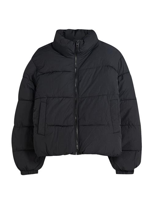 Bershka Vinterjakke  sort