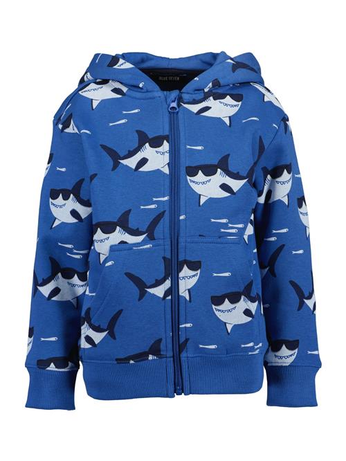 BLUE SEVEN Sweatjakke  navy / royalblå / pastelblå