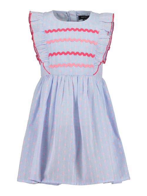 BLUE SEVEN Kjole  lyseblå / pitaya / mørk pink