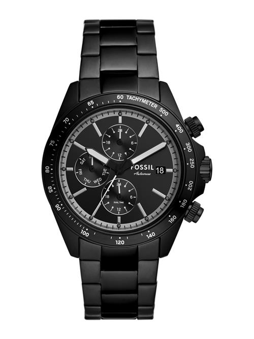 FOSSIL Analogt ur 'AUTOCROSS'  sort / sølv