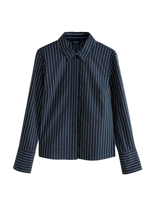 Next Bluse  navy / hvid