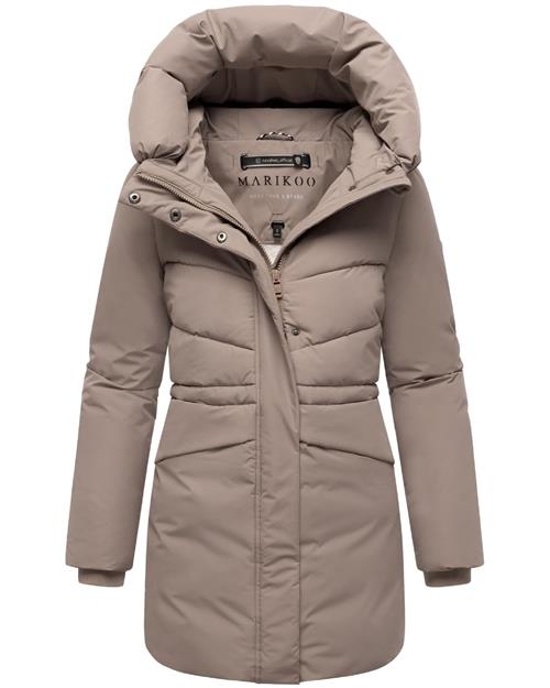 MARIKOO Vinterfrakke 'Delilah 16'  mørkebeige