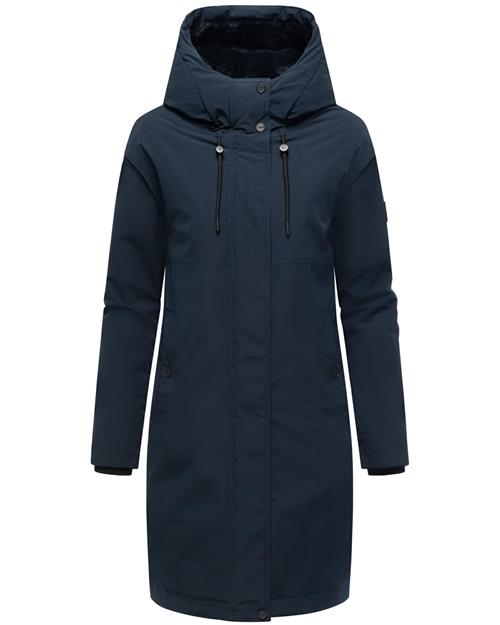 NAVAHOO Vinterfrakke 'Hageltanz 14'  navy