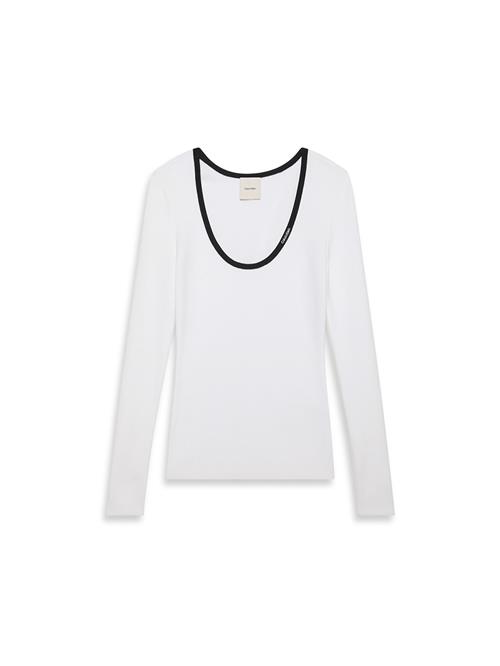 Calvin Klein Jeans Pullover  sort / hvid