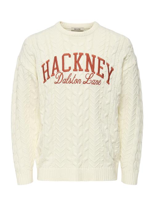 Only & Sons Pullover 'ONSMack'  mandarin / hvid