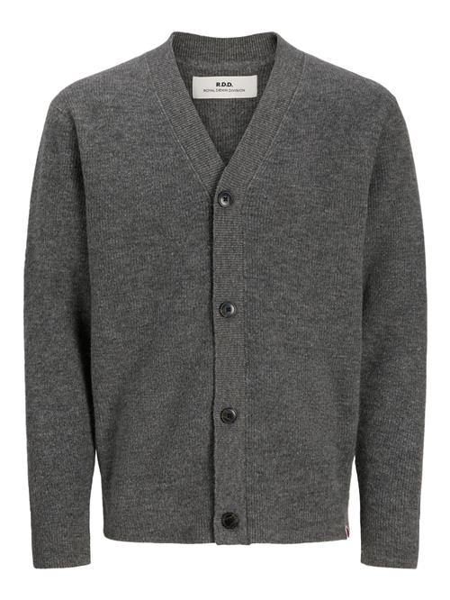 R.D.D. ROYAL DENIM DIVISION Cardigan  grå / rød / hvid