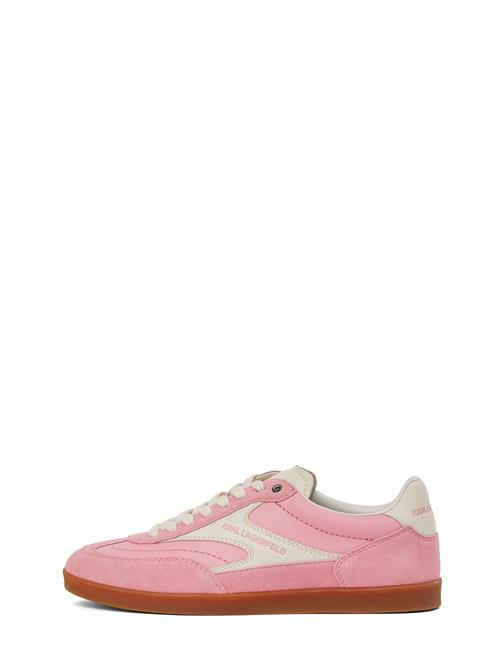 KARL LAGERFELD JEANS Sneaker low 'Kandidate'  lys pink / knaldrød / hvid