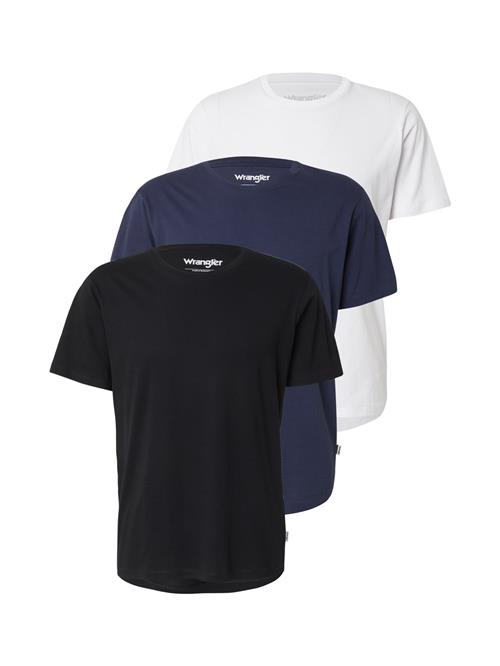 WRANGLER Bluser & t-shirts  navy / sort / hvid