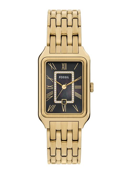 FOSSIL Analogt ur 'RAQUEL'  guld / sort