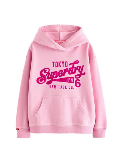 Superdry & Co Sweatshirt  lyserød / mørk pink