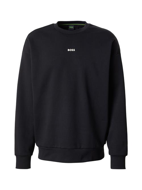 BOSS Sweatshirt 'Stenson'  sort / hvid