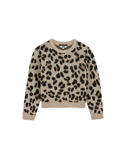 WE Fashion Pullover  umbra / cappuccino / sort