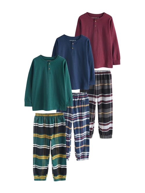 Next Nattøj  navy / smaragd / bordeaux / sort