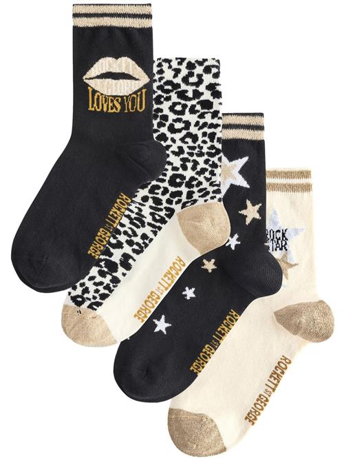 Rockett St George Sokker  lysebeige / sort / hvid