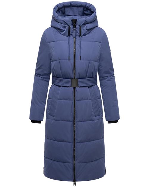 NAVAHOO Vinterfrakke 'Herbstnebel 14'  violetblå