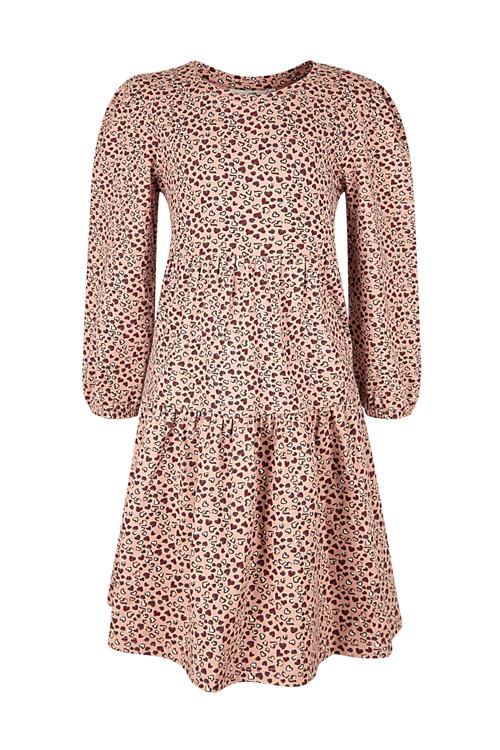 happy girls Kjole  brun / pink / hvid