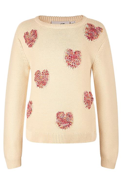 happy girls Pullover  beige