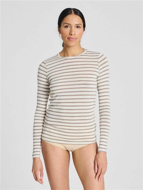 Gai+Lisva Shirts 'Thyra'  lysebrun / hvid