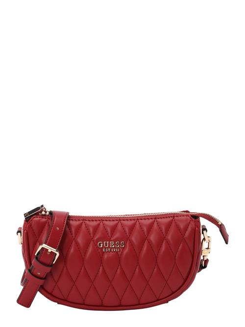 GUESS Skuldertaske 'VALLA MINI TOP ZIP SHLDR BAG'  rød