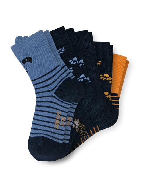 SCHIESSER Sokker 'Badger'  blå / marin / orange