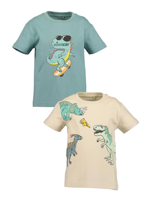 BLUE SEVEN Shirts  ecru / gul / jade / lysegrøn