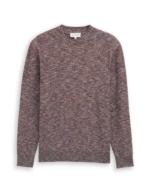 TOM TAILOR Pullover  rødmeleret