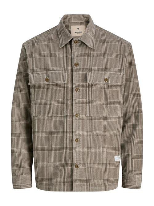 JACK & JONES Skjorte 'WILL'  brun / lysebrun
