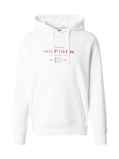 TOMMY HILFIGER Sweatshirt  lys rød / hvid