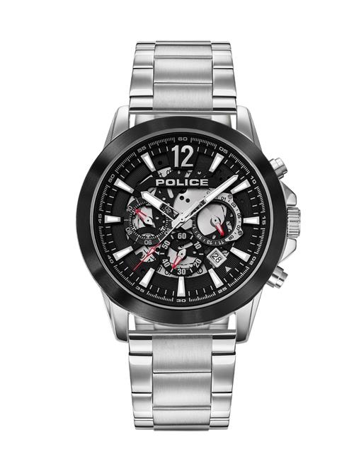POLICE Analogt ur 'Vertigo'  sort / sølv