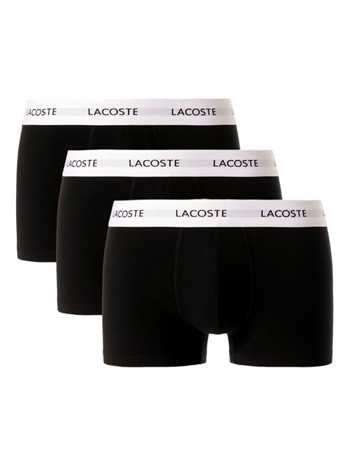 LACOSTE Boksershorts  sort / hvid