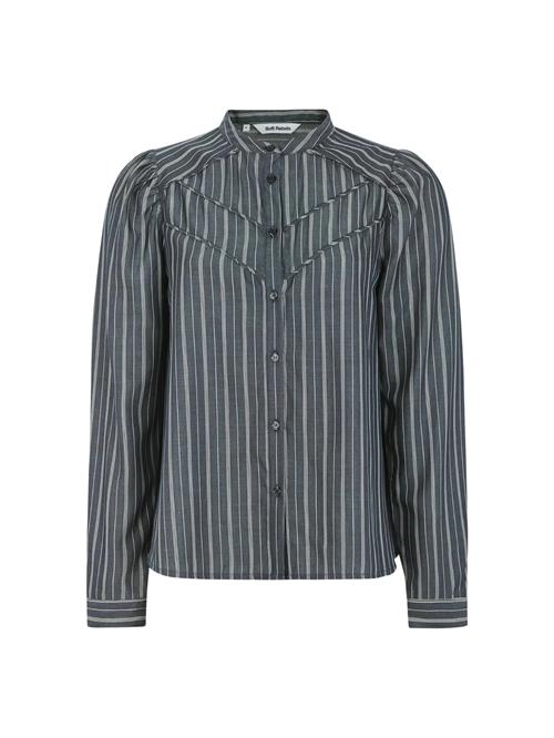 Soft Rebels Bluse 'Charlotte'  marin / hvid