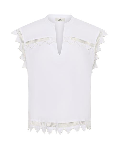 KAREN BY SIMONSEN Bluse 'Ommi'  hvid